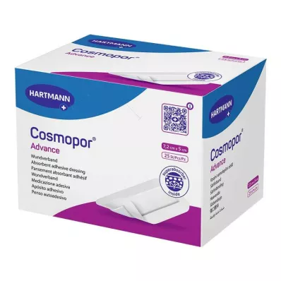 COSMOPOR Advance wound dressing 5x7.2 cm, 25 pcs