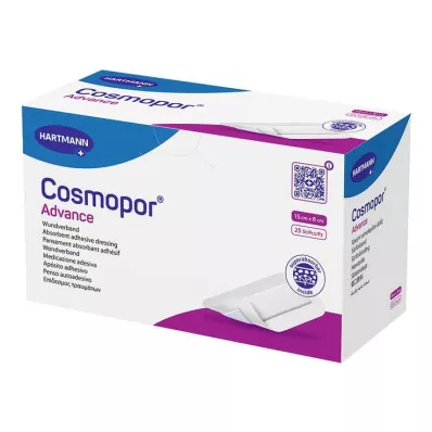 COSMOPOR Advance wound dressing 8x15 cm, 25 pcs COSMOPOR Advance wound dressing 8x15 cm, 25 pcs