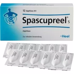 SPASCUPREEL S Suppositories, 12 pcs