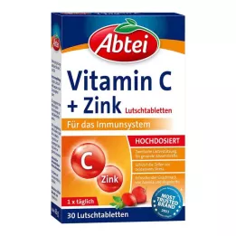 ABTEI Vitamin C plus Zinc Lozenges, 30 Capsules