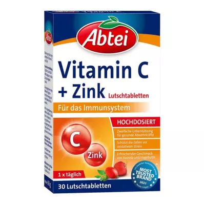 ABTEI Vitamin C plus Zinc Lozenges, 30 Capsules