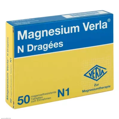 MAGNESIUM VERLA N Coated tablets MAGNESIUM VERLA N Coated tablets