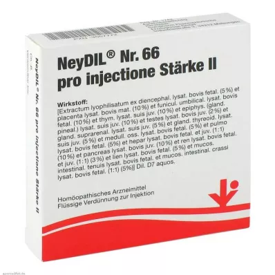 NEYDIL No.66 pro injectione St.2 Ampoules, 5X2 ml