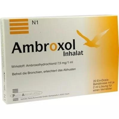 AMBROXOL Inhalate solution for a nebuliser, 20X2 ml