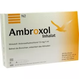 AMBROXOL Inhalate solution for a nebuliser, 50X2 ml