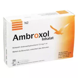 AMBROXOL Inhalate solution for a nebuliser, 50X2 ml