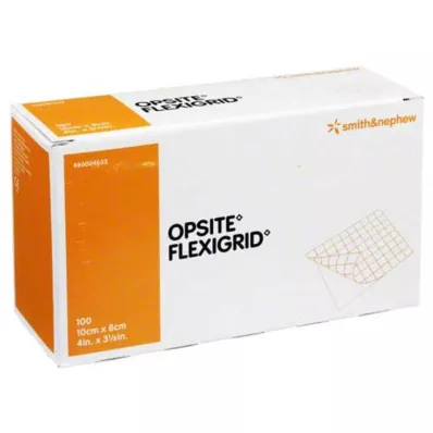 OPSITE Flexigrid transp.wound dressing 8x10 cm sterile, 100 pcs