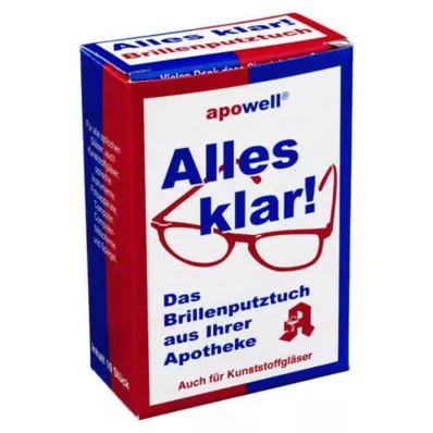 BRILLENPUTZTÜCHER All Clear, 10 pc
