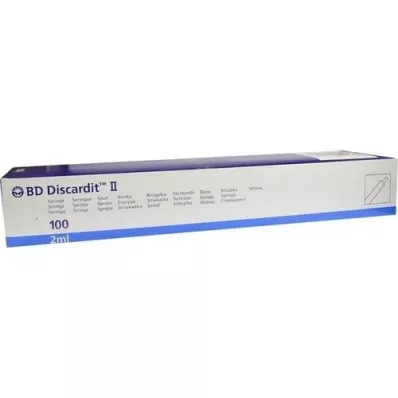 BD DISCARDIT II Syringe 2 ml, 100X2 ml