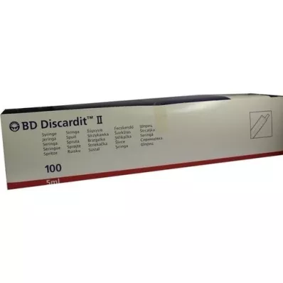 BD DISCARDIT II Syringe 5 ml, 100X5 ml