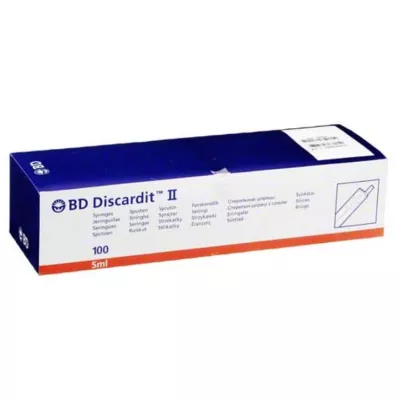 BD DISCARDIT II Syringe 5 ml, 100X5 ml BD DISCARDIT II Syringe 5 ml, 100X5 ml
