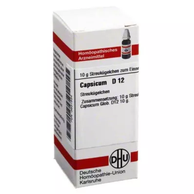 CAPSICUM D 12 globules, 10 g CAPSICUM D 12 globules, 10 g