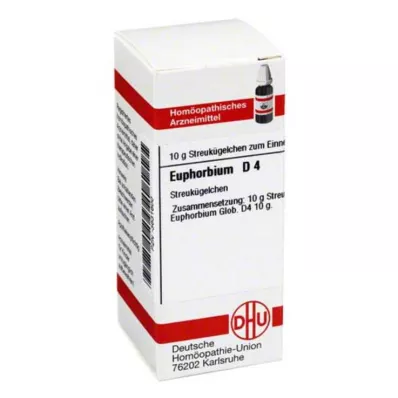 EUPHORBIUM D 4 globules, 10 g EUPHORBIUM D 4 globules, 10 g