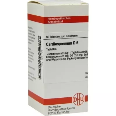 CARDIOSPERMUM D 6 tablets, 80 pc