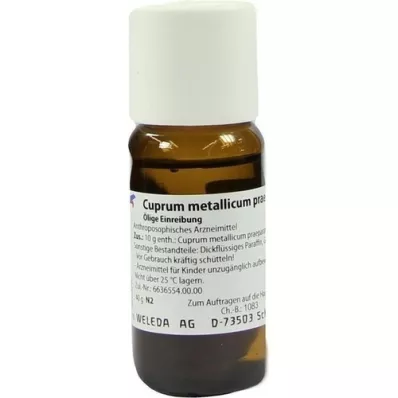 CUPRUM METALLICUM praep.0.4% oily liniment, 40 g