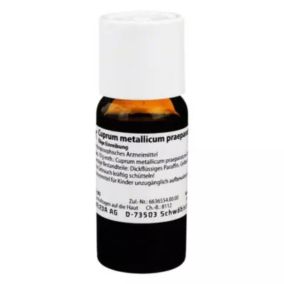 CUPRUM METALLICUM praep.0.4% oily liniment, 40 g CUPRUM METALLICUM praep.0.4% oily liniment, 40 g