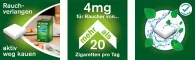 Instructions for use for nicorette® chewing gum freshmint, 4 mg nicotine, 30 pcs - 2