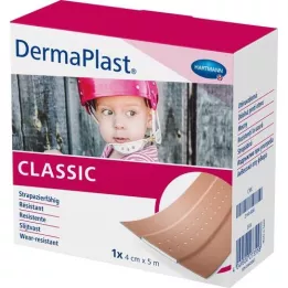 DERMAPLAST CLASSIC Wound plaster 4 cmx5 m, 1 pc