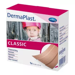 DERMAPLAST CLASSIC Wound plaster 4 cmx5 m, 1 pc
