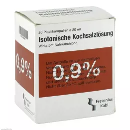 KOCHSALZLÖSUNG 0.9% plastic amp.Fresenius, 20X20 ml