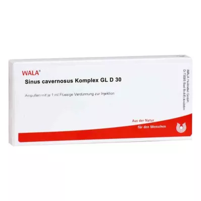 SINUS CAVERNOSUS Complex GL D 30 Ampoules, 10X1 ml SINUS CAVERNOSUS Complex GL D 30 Ampoules, 10X1 ml