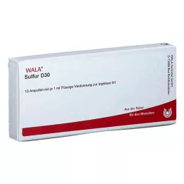 SULFUR D 30 Ampoules, 10X1 ml
