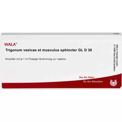 TRIGONUM vesicae et Musculus sphinc.GL D 30 Amp., 10X1 ml TRIGONUM vesicae et Musculus sphinc.GL D 30 Amp., 10X1 ml
