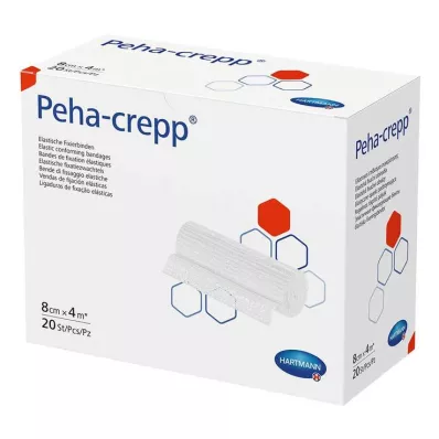 PEHA CREPP Fixation bandage 8 cmx4 m, 20 pcs PEHA CREPP Fixation bandage 8 cmx4 m, 20 pcs