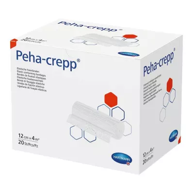 PEHA CREPP Fixation bandage 12 cmx4 m, 20 pcs PEHA CREPP Fixation bandage 12 cmx4 m, 20 pcs