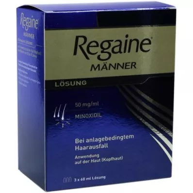 REGAINE Mens solution, 3X60 ml