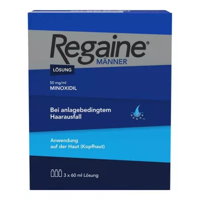 REGAINE Mens solution, 3X60 ml REGAINE Mens solution, 3X60 ml