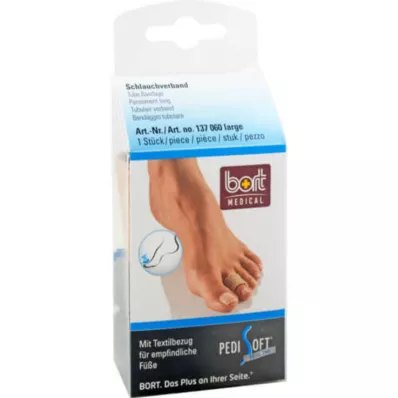 BORT PediSoft TexLine tubular bandage large, 1 pc BORT PediSoft TexLine tubular bandage large, 1 pc