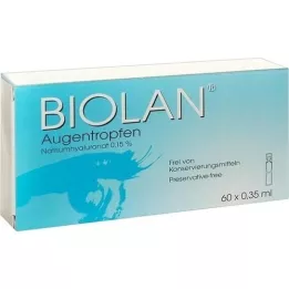 BIOLAN Eye drops single-dose pipettes, 60X0.35 ml