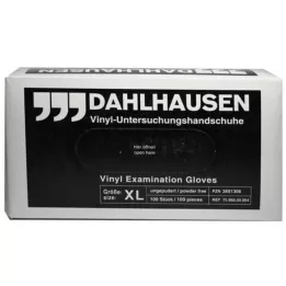 VINYL Gloves unpowdered size XL, 100 pcs