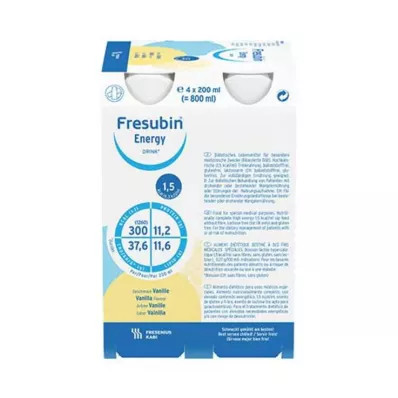 FRESUBIN ENERGY DRINK Vanilla Drink Bottle 6X4X200 ml FRESUBIN ENERGY DRINK Vanilla Drink Bottle 6X4X200 ml