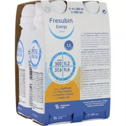 FRESUBIN ENERGY DRINK Multifruit Drinking Bottle, 4X200 ml