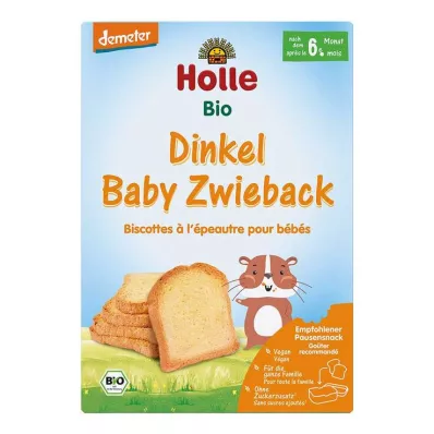 HOLLE Organic Baby Spelt Rusk, 200 g