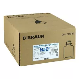 ISOTONE Saline solution 0.9% Braun Ecoflac Plus, 20X100 ml