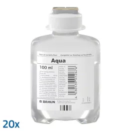 AQUA AD injectabilia Ecoflac Plus Injection Solution, 20X100 ml