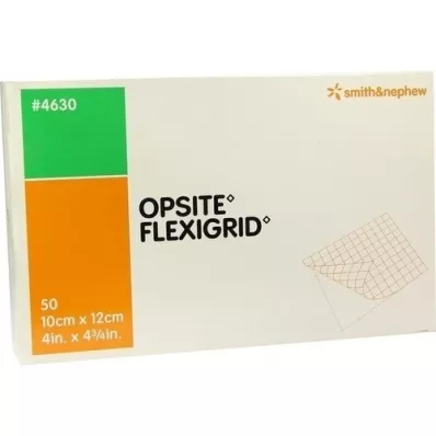 OPSITE Flexigrid transp.wound dressing 10x12 cm sterile, 50 pcs