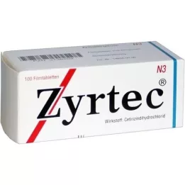 ZYRTEC Film-coated tablets, 100 pcs