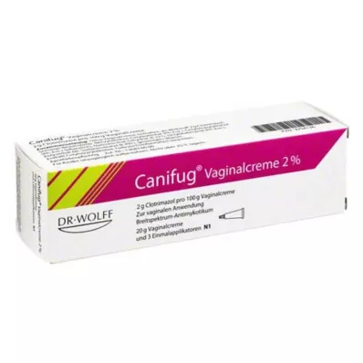 CANIFUG Vaginal cream 2% w. 3 appl., 20 g
