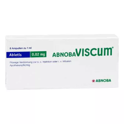 ABNOBAVISCUM Abietis 0.02 mg ampoules, 8 pcs
