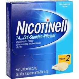 NICOTINELL 14 mg/24-hour patch 35mg, 14 pcs