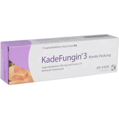 KADEFUNGIN 3 combip.20 g cream+3 vaginal tablets, 1 pc