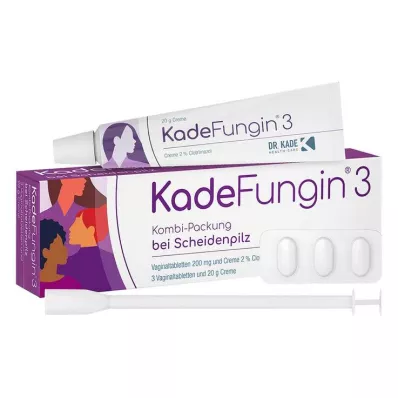 KADEFUNGIN 3 combip.20 g cream+3 vaginal tablets, 1 pc KADEFUNGIN 3 combip.20 g cream+3 vaginal tablets, 1 pc