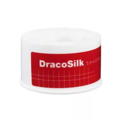 DRACOSILK Roll plaster 2.5 cmx5 m, 1 pc DRACOSILK Roll plaster 2.5 cmx5 m, 1 pc