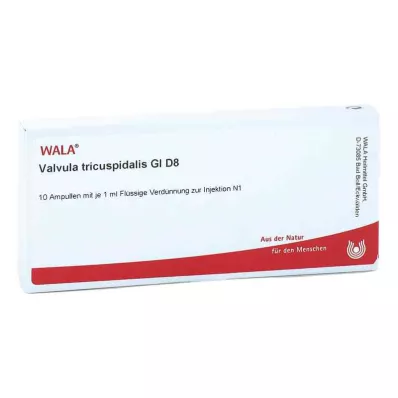 VALVULA tricuspidalis GL D 8 ampoules, 10X1 ml