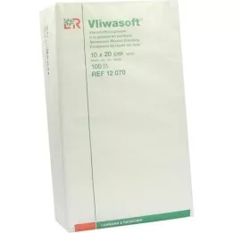 VLIWASOFT Non-woven compresses 10x20 cm non-sterile 4l., 100 pcs