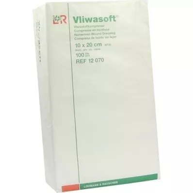 VLIWASOFT Non-woven compresses 10x20 cm non-sterile 4l., 100 pcs